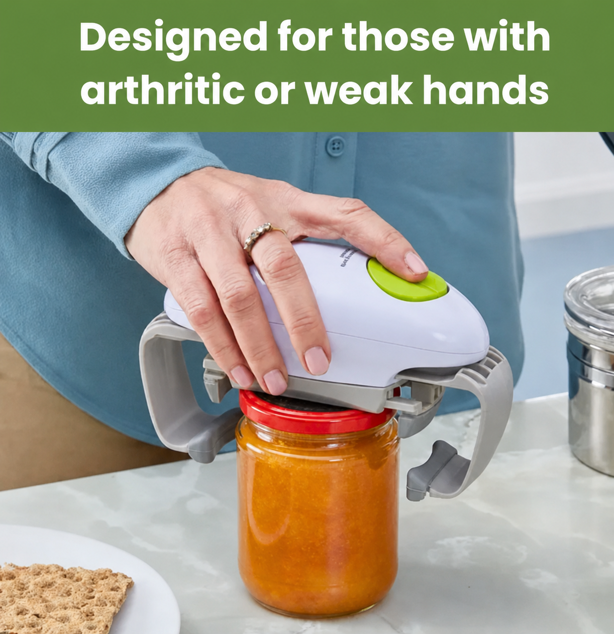 GripFree™ Automatic Jar Opener