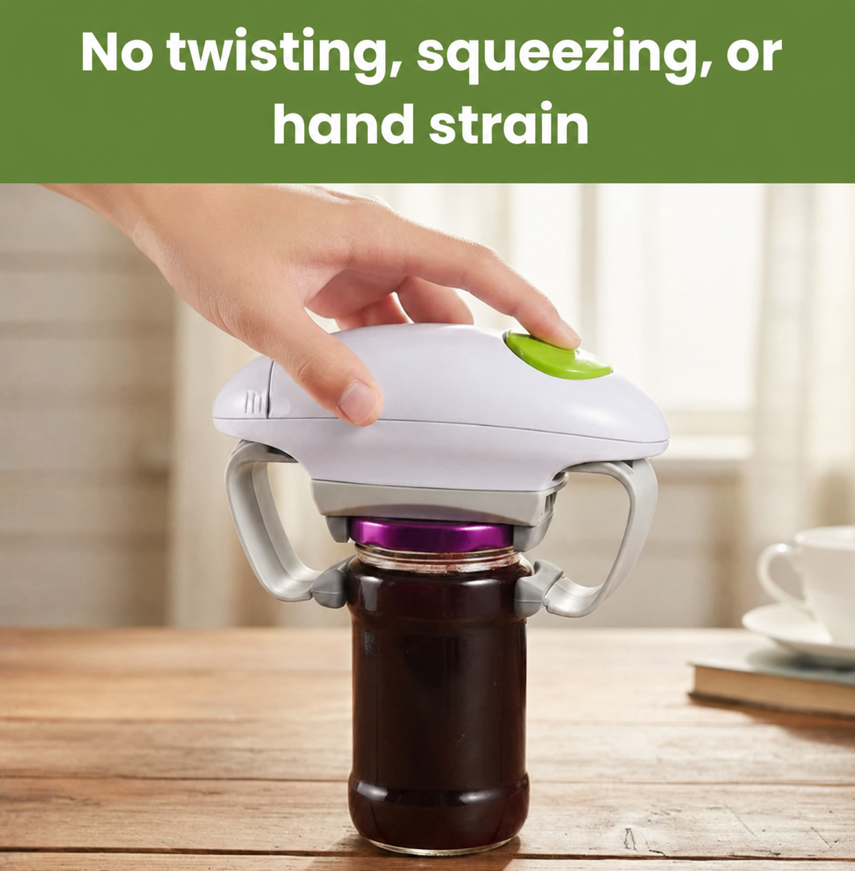 GripFree™ Automatic Jar Opener