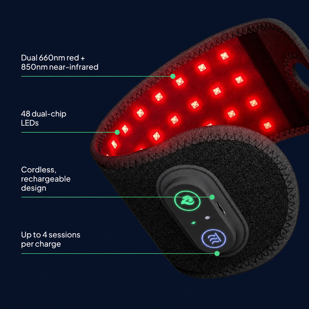 Birkt NeuroEase™ – Red Light Therapy Wrist Wrap