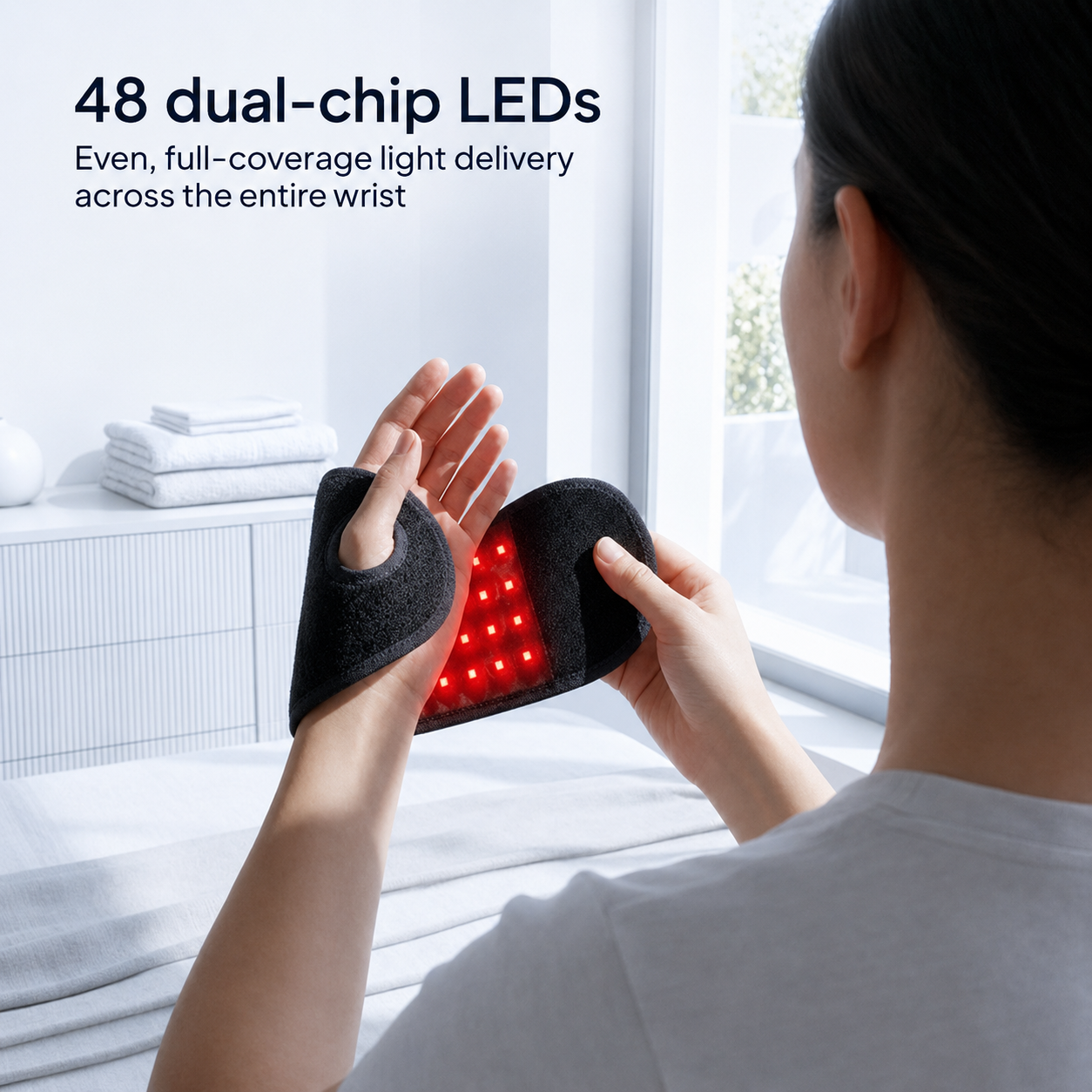 Birkt NeuroEase™ – Red Light Therapy Wrist Wrap